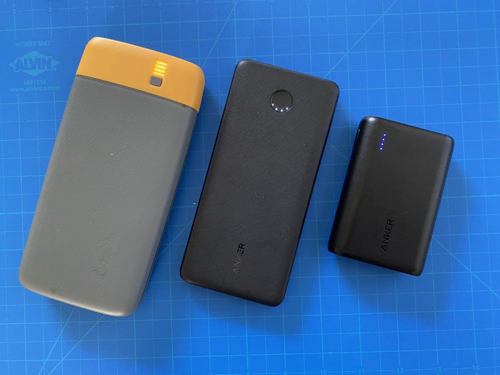 Three battery banks, each with basic LED indicators — enough to hint at remaining charge, but not enough to offer real insight.
